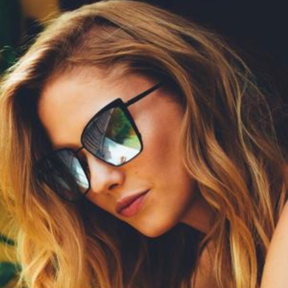 Black Cat Eye Diff Eyewear Sunglasses